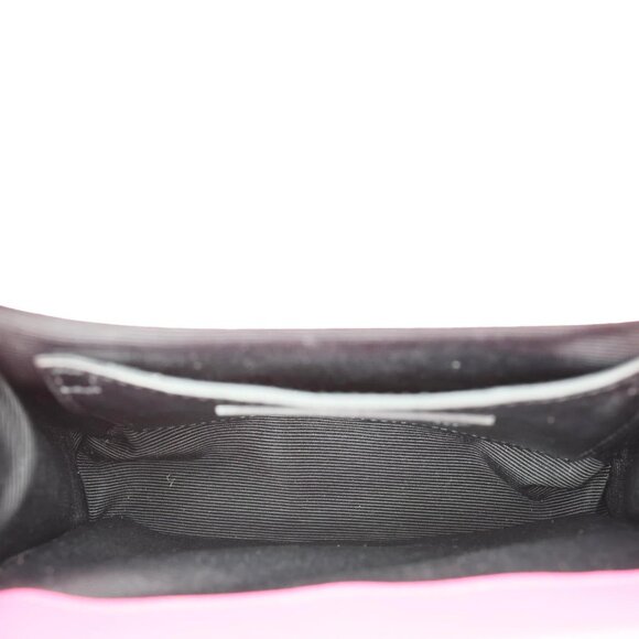 Yves Saint Laurent  Kate Small Pebbled Leather Chain Crossbody Bag Pink - Picture 12 of 14